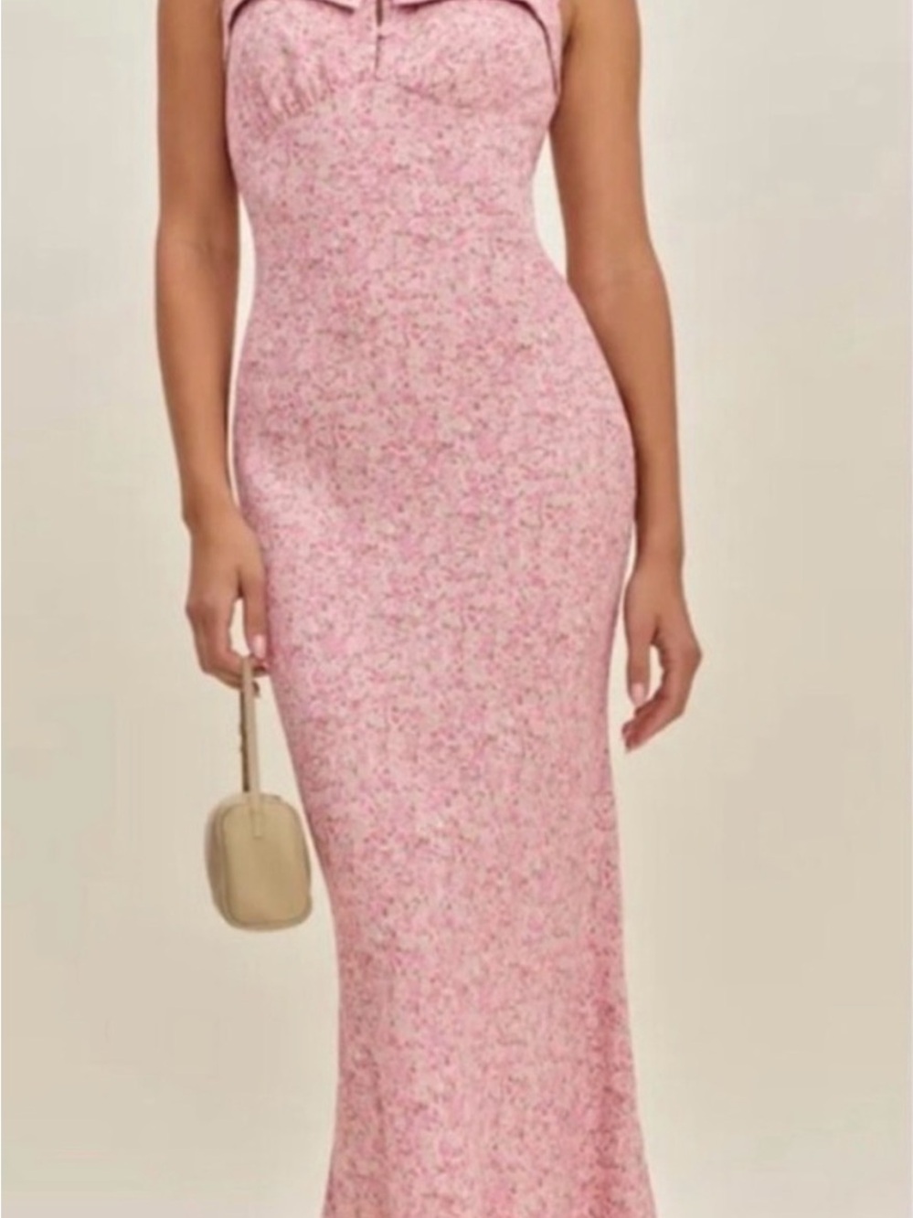 NWT! Reformation Tancy Maxi Dress Rodin Floral Rose Women’s 4